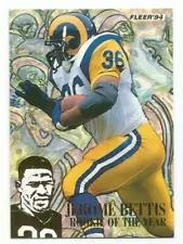 JEROME BETTIS Football Cards 1994 Fleer Jerome Bettis Rookie of the Year Prices