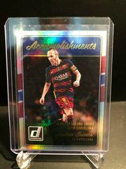 Andres Iniesta Soccer Cards 2016 Panini Donruss Accomplishments Prices