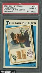 Hank Aaron [Turn Back the Clock] Baseball Cards 1989 Topps Tiffany Prices
