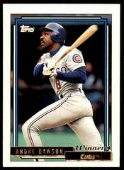 Andre Dawson [Winner] #460 Baseball Cards 1992 Topps Gold Prices