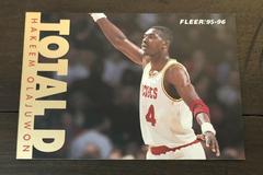 Hakeem Olajuwon Basketball Cards 1995 Fleer Total D Prices