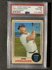 Josh Donaldson [Color Swap] Baseball Cards 2017 Topps Heritage Prices