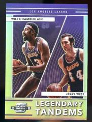 Wilt Chamberlain, Jerry West #5 Basketball Cards 2021 Panini Contenders Optic Legendary Tandems Prices