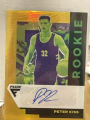 Peter Kiss [Gold] Basketball Cards 2022 Panini Chronicles Draft Picks Flux Rookie Autographs Prices