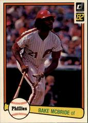 Bake McBride #497 Baseball Cards 1982 Donruss Prices