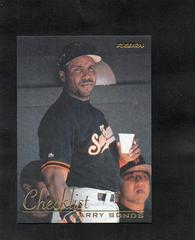 Barry Bonds [Checklist] #U246 Baseball Cards 1996 Fleer Update Prices