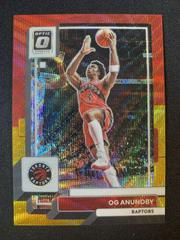 OG Anunoby [Red Gold Wave] #1 Basketball Cards 2022 Panini Donruss Optic Prices