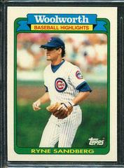 Ryne Sandberg #21 Baseball Cards 1990 Woolworth Prices