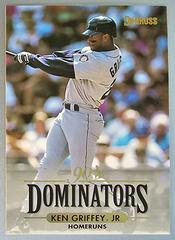 Ken Griffey, Jr. [Homeruns] Baseball Cards 1994 Donruss Dominators Prices