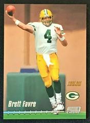 Brett Favre [First Day] Football Cards 1999 Stadium Club Chrome Prices