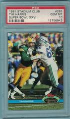 Tim Harris [Super Bowl XXVI] Football Cards 1991 Stadium Club Prices