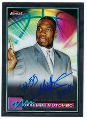 Dikembe Mutombo #FA-DM Basketball Cards 2021 Topps Finest Autographs Prices