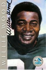 Willie Wood Football Cards 1998 Ron Mix HOF Platinum Autographs Prices