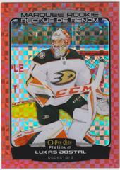 Lukas Dostal [Orange Checkers] #210 Hockey Cards 2022 O-Pee-Chee Platinum Prices