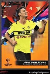 Giovanni Reyna [Refractor] Soccer Cards 2021 Topps Finest UEFA Champions League Prices