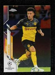 Jadon Sancho [Refractor] #16 Soccer Cards 2019 Topps Chrome UEFA Champions League Prices