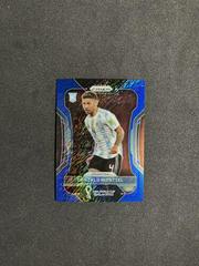 Gonzalo Montiel [Blue Shimmer] #3 Soccer Cards 2022 Panini Prizm World Cup Prices