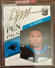 DJ Moore [Gold Ink] Football Cards 2018 Donruss Elite Pen Pals Prices
