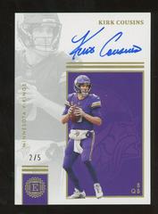 Kirk Cousins [Autograph] #100 Football Cards 2022 Panini Encased Prices
