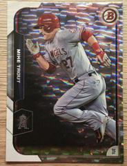 Mike Trout [Silver Ice] Baseball Cards 2015 Bowman Prices