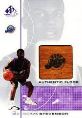 DeShawn Stevenson Basketball Cards 2000 SP Game Floor Authentic Floor Prices