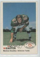 Mike Webster Football Cards 1970 O Pee Chee CFL Prices