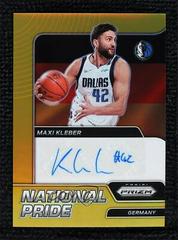 Maxi Kleber [Gold] #NPS-MXK Basketball Cards 2021 Panini Chronicles National Pride Signatures Prices
