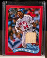Kirby Puckett [Red] #89BR-KP Baseball Cards 2024 Topps 1989 Relic Prices