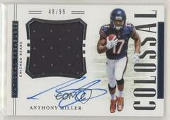Anthony Miller Football Cards 2018 National Treasures Rookie Colossal Signatures Prices