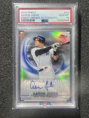 Aaron Judge #AJ Baseball Cards 2019 Topps Finest Origins Autograph Prices