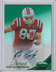 Rob Gronkowski [Mirror Emerald Autograph] Football Cards 2012 Panini Certified Prices