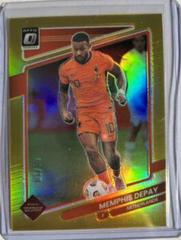 Memphis Depay [Optic Gold] #98 Soccer Cards 2021 Panini Donruss Road to Qatar Prices