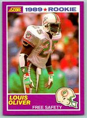 Louis Oliver #429S Football Cards 1989 Panini Score Supplemental Prices