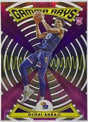 Ochai Agbaji [Purple] #ZG-OCH Basketball Cards 2022 Panini Chronicles Draft Picks Gamma Rays Prices