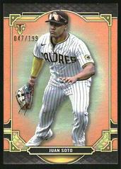 Juan Soto [Amber] #12 Baseball Cards 2022 Topps Triple Threads Prices