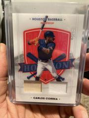 Carlos Correa [Dual Swatch Blue] Baseball Cards 2021 Panini Chronicles America's Pastime Prices
