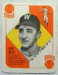 Sam Mele #25 Baseball Cards 1951 Topps Blue Back Prices