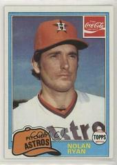 Nolan Ryan #9 Baseball Cards 1981 Coca Cola Prices
