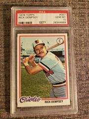 Rick Dempsey #367 Baseball Cards 1978 Topps Prices