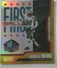 Darrelle Revis [Gold Zone] #2 Football Cards 2023 Panini Score First Ballot Prices