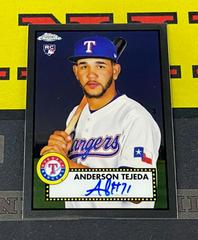 Anderson Tejeda #PA-AT Baseball Cards 2021 Topps Chrome Platinum Anniversary Autographs Prices