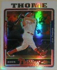 Jim Thome #25 Baseball Cards 2005 Topps Chrome Prices
