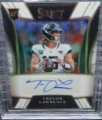 Trevor Lawrence [White] #RS-TLR Football Cards 2021 Panini Select Rookie Signatures Prices