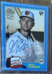 Kyle Stowers [Blue] #81FF-KS Baseball Cards 2023 Topps Archives 1981 Fan Favorites Autographs Prices