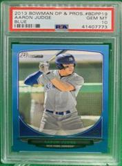 Aaron Judge [Blue] Baseball Cards 2013 Bowman Draft Picks & Prospects Prices