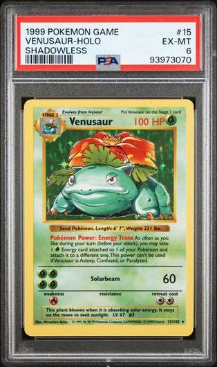 Venusaur [Shadowless] #15 photo