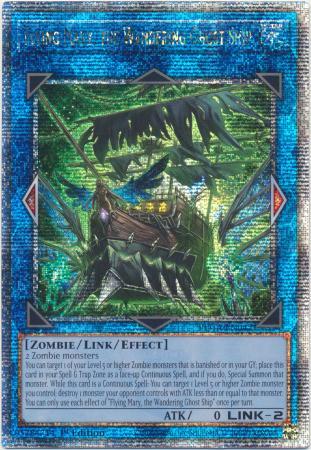 Flying Mary, the Wandering Ghost Ship [Quarter Century Secret Rare] ROTA-EN047 YuGiOh Rage of the Abyss