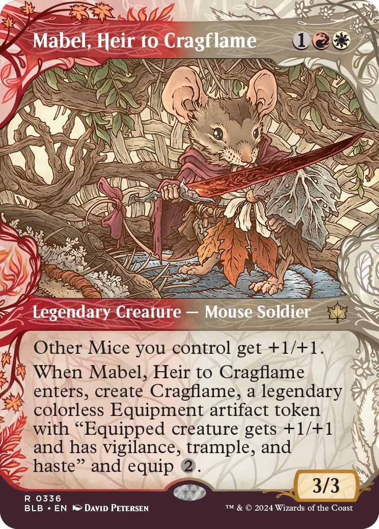 Mabel, Heir to Cragflame #336 Magic Bloomburrow