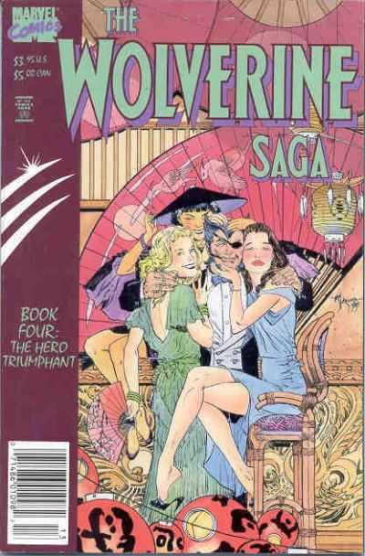 The Wolverine Saga [Newsstand] #4 (1990) Comic Books Wolverine Saga