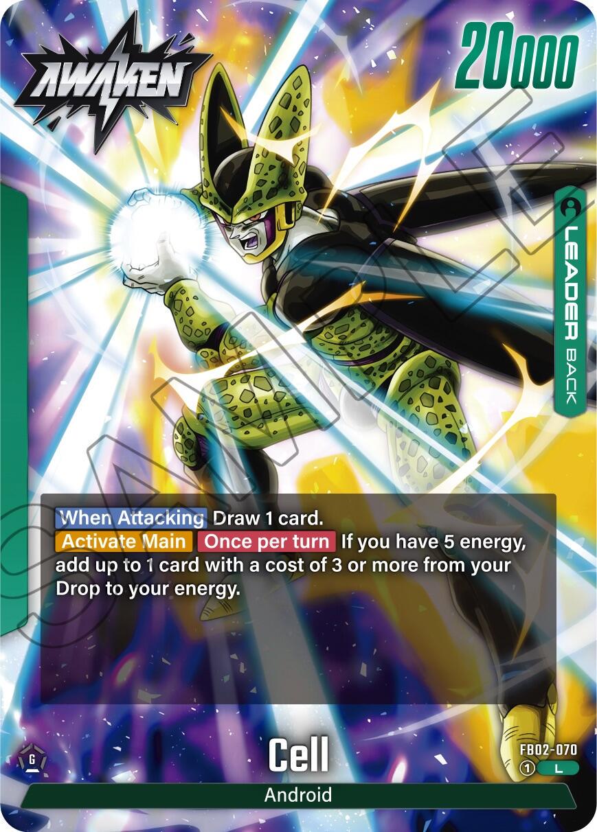 Cell FB02-070 Dragon Ball Fusion World Blazing Aura